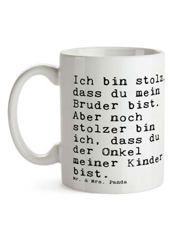 Mr. & Mrs. Panda Kaffeebecher Ich bin stolz, dass... mit Spruch in Weiß