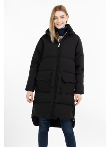 DreiMaster Maritim Winterjacke Mit Wattierung in Schwarz