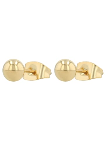 Adeliás Unisex Ohrringe – Ohrstecker aus Edelstahl in gold