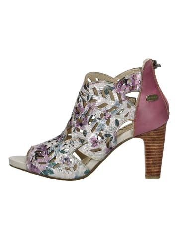 LAURA VITA Sandalen in Rosa/Silber
