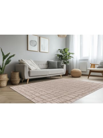 Teppich Boss Kurzflor Teppich Alwin 125 Beige - Beige