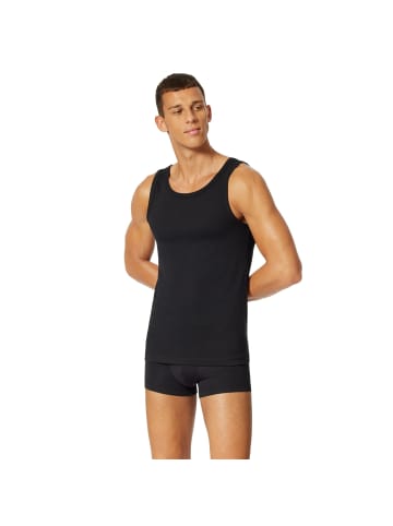 UNCOVER BY SCHIESSER Unterhemd 4er Pack in Schwarz