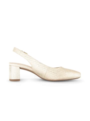 Gabor Slingpumps in gold