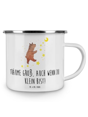 Mr. & Mrs. Panda Teetasse Alleine schlafen lernen mit Spruch in Weiß