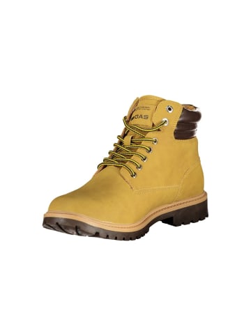 GAS Beige Polyurethan Herren Knöchel Stiefel