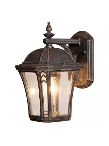 Licht-Erlebnisse Außen Wandlampe (B)15.7 x (H)26.5 cm in Braun Antik