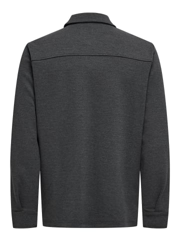 ONLY & SONS Hemd in Dark Grey Melange