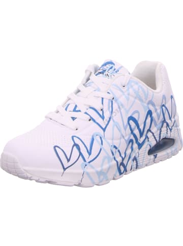 Skechers Sneaker UNO - SPREAD THE LOVE in white/blue