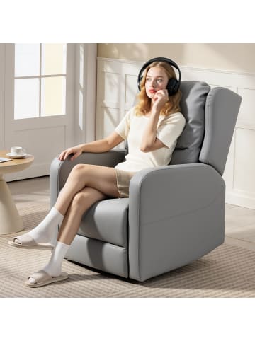 HOMCOM Massagesessel in Grau 89L x 77B x 107H cm