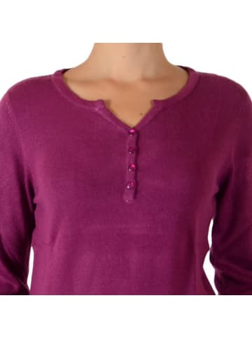 Pascal Morabito Pullover Touché Kaschmir 1 Aubergine Violett