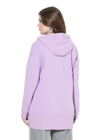 Ulla Popken Sweatjacke in lavendel