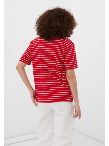 Finn Flare T-Shirt Streifen in red