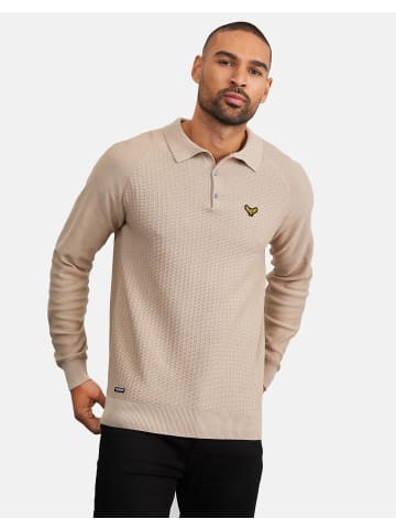 Threadbare Langarmshirt Thorton in Stone