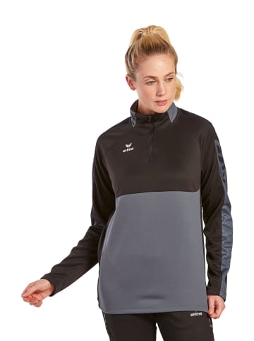 erima Unisex Erwachsene Six Wings Trainingstop in slate grey/schwarz