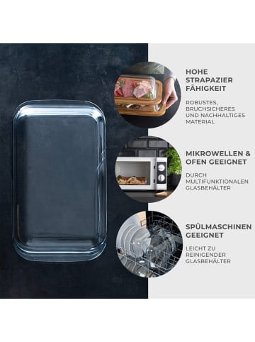 Exitoso Aufschnittbox mit Bambusdeckel  Braun