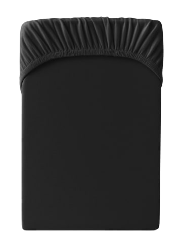 Cats Collection Spannbetttuch Edel-Jersey in schwarz