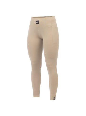 eivy Funktionstight Pocket Wool Rib Tights in Sand