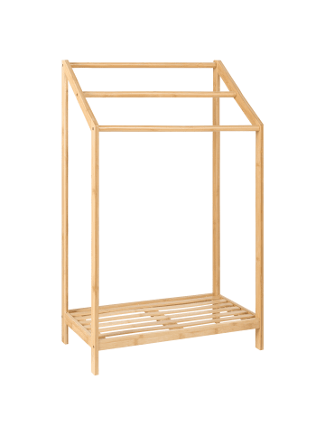 Beliani Handtuchständer YUNGAS in Braun - (W) 51 x (H) 85 x (L) 30 cm