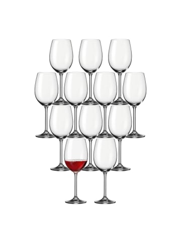 LEONARDO 12er Set Rotweinglas Daily in 460 ml in transparent