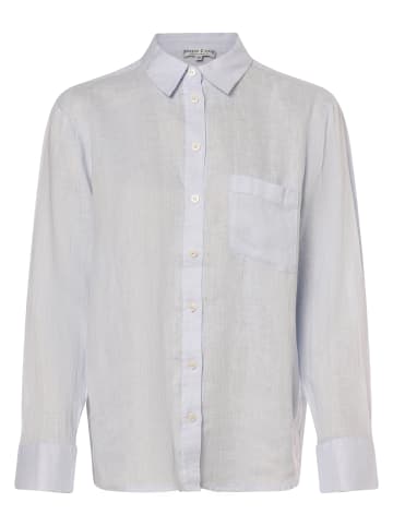 Marie Lund Leinenbluse in hellblau