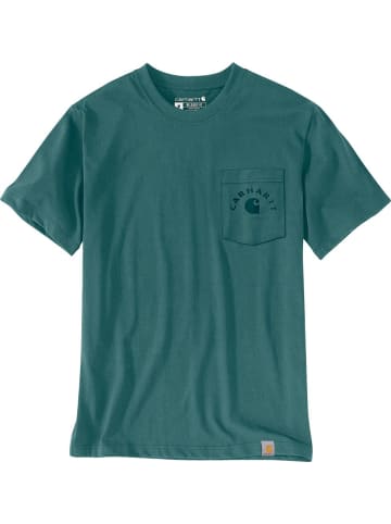 CARHARTT T-Shirt "Irvine Relaxed Work T-Shirt" in Grün