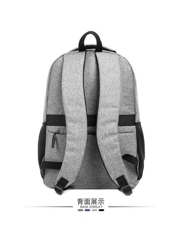 COFI 1453 Rucksack Reisetasche  mit 4 Fächer in Grau