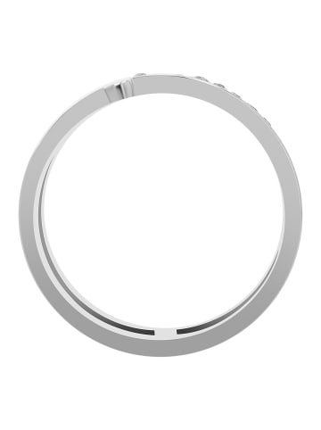 Adeliás Damen Ring aus Edelstahl in silber