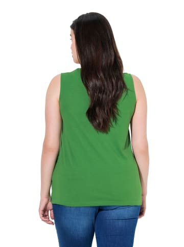 Ulla Popken Strick-Top in moosgrün