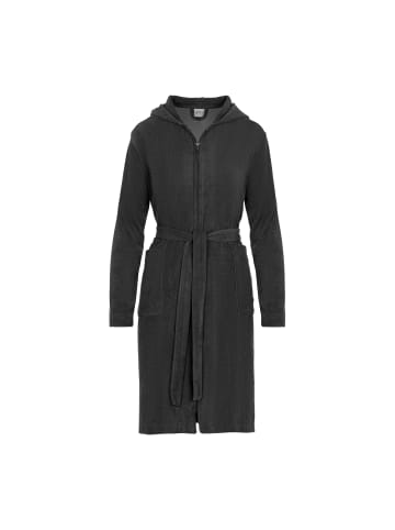 Möve Bademantel mit Kapuze Homewear in dark grey