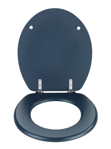 Wenko WC-Sitz Prima Dunkelblau matt, WC-Sitz Mod. Prima Dunkelblau matt in Blau - Dunkelblau