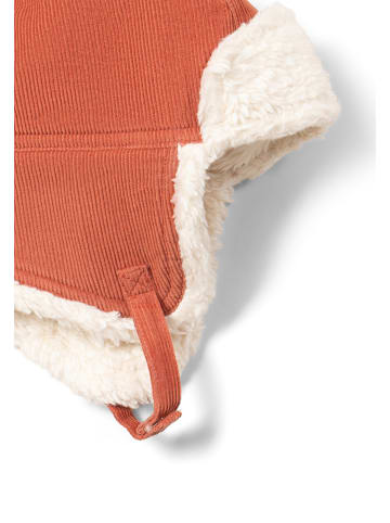 Little Green Radicals Sherpa Fleece Hat in Orange