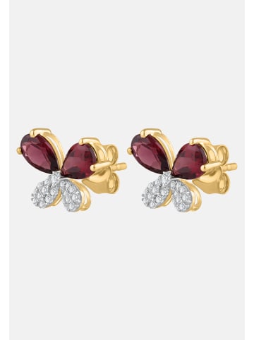 Diamant Exquis Ohrringe aus 375 Gelbgold mit Diamant