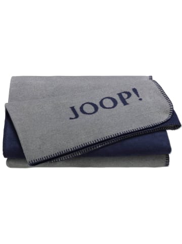 JOOP! Wohndecken in Silber-Navy