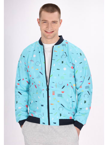 MO Men Jacket in aqua multicolor