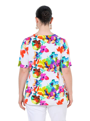 Ulla Popken Shirt in schneeweiß