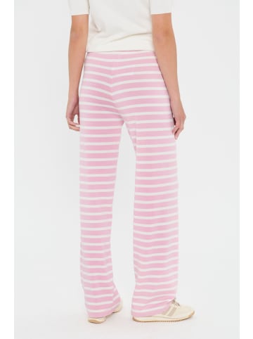 SAINT TROPEZ Casual Hose MilaSZ Gerade Passform in Pink Nectar/Ice Mel Stripe