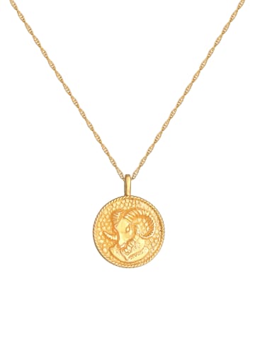 Elli Halskette 925 Sterling Silber Sternzeichen, Sternzeichen - Widder in Gold