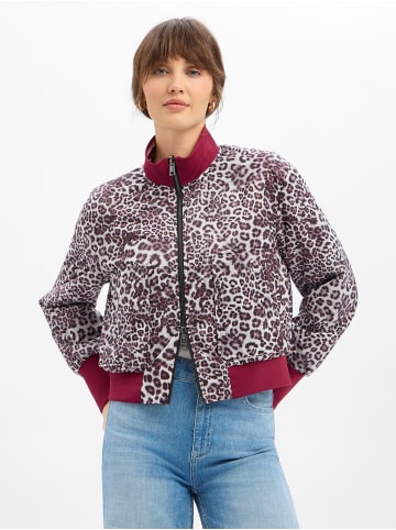 MARC CAIN SPORTS Bomberjacke in bordeaux ecru - 0001