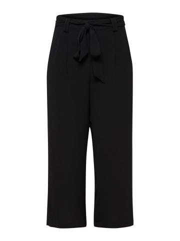 ONLY Lockere 3/4 Culotte Stoffhose ONLWINNER in Schwarz