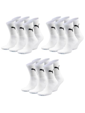 Puma Bodywear Socken 9 Paar in Weiß