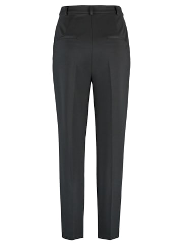 Gerry Weber Klassische 7/8 Hose mit Längsbiese in Schwarz