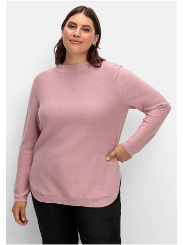 sheego Pullover in rosé