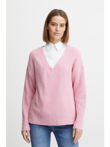 b.young Strickpullover BYMILO VNECK JUMPER - 20812787 in rosa