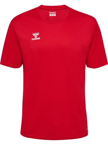 Hummel Hummel T-Shirt Hmlessential Multisport Erwachsene Atmungsaktiv Schnelltrocknend in TRUE RED