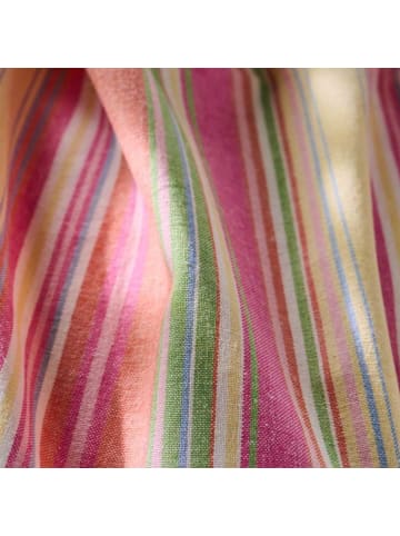IB Laursen Geschirrtuch STREIFEN Multi-Farben ROSA GELB GRÜN