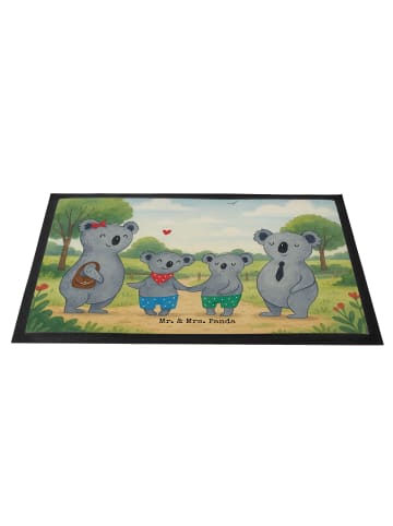Mr. & Mrs. Panda Outdoor-Matte Koala Familie zwei Design ohne Sp... in Weiß