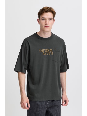CASUAL FRIDAY T-Shirt CFTUE tee with print and chestpocket in Grau
