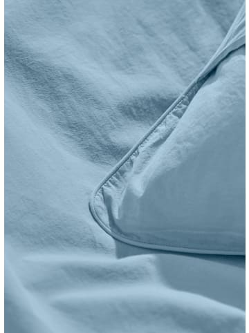 Hessnatur Perkal Bettwäsche-Set in graublau