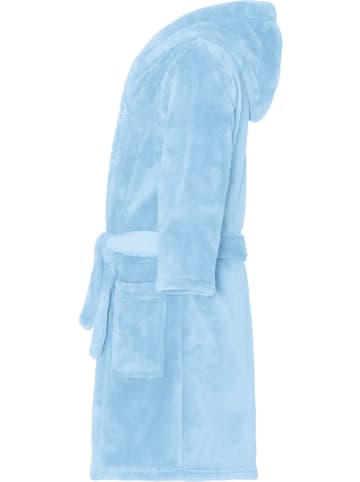 Playshoes Bademantel "Fleece-Bademantel uni" in Blau