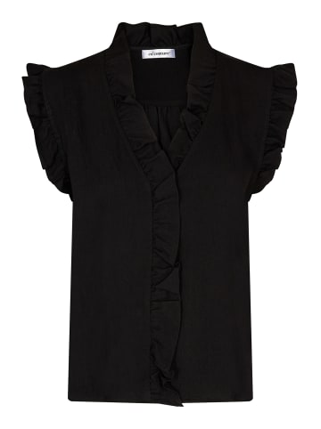 Co'couture Top SuedaCC Frill in Black